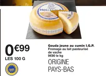 Monoprix Gouda jeune au cumin i.g.p. offre