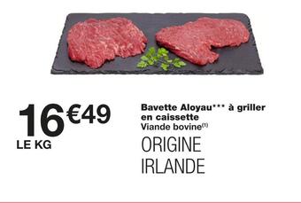 Monoprix Bavette aloyau à griller en caissette offre