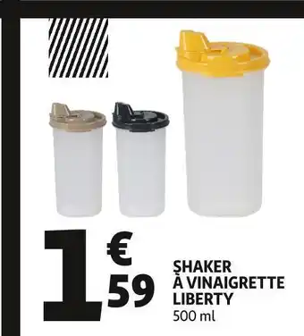 Auchan Shaker à vinaigrette liberty offre
