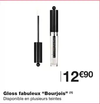 Monoprix Bourjois gloss fabuleux (1) offre