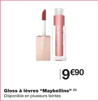 Monoprix Maybelline gloss à lèvres (1) offre