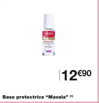 Monoprix Mavala base protectrice offre