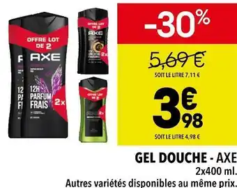 Supeco Axe gel douche offre