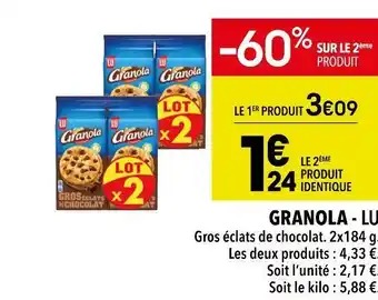 Supeco Lu granola offre