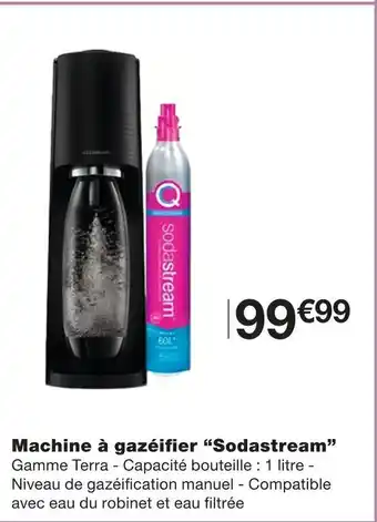 Monoprix Sodastream machine à gazéifier offre