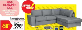 Conforama Canapé d'angle convertible murphy offre