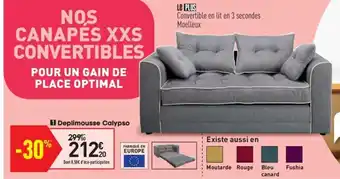 Conforama Convertible en lit en 3 secondes Moelleux offre