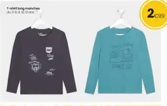 T-shirt long manches