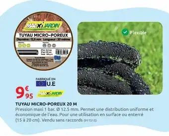 Rural Master Tuyau micro-poreux 20m offre