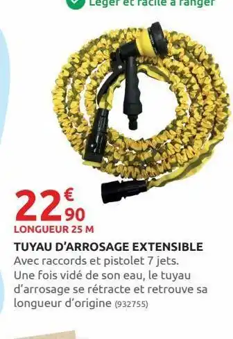 Rural Master Tuyau d'arrosage extensible offre