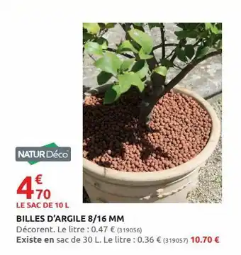 Rural Master Billes d`argile 8/16 mm offre