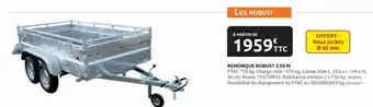 Rural Master Remorque robust 2.50m offre