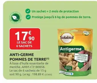 Rural Master Anti-germe pommes de terre offre