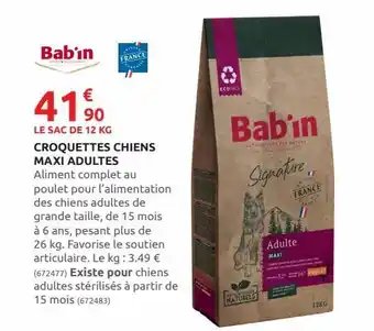 Rural Master Croquettes pour chien maxi adultes offre
