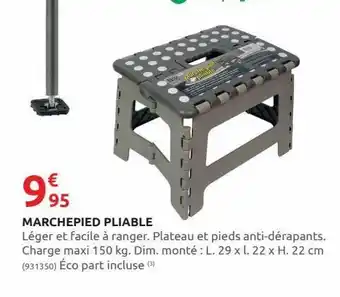 Marche-pied pliable