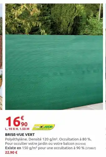 Rural Master Brise-vue vert offre
