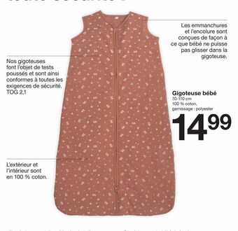 Zeeman Gigoteuse offre