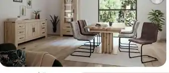 Conforama Buffet 2 portes 6 tiroirs Hawai offre
