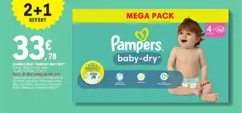 E.Leclerc CHANGES BÉBÉ "PAMPERS BABY DRY" offre