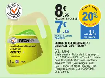 LIQUIDE DE REFROIDISSEMENT UNIVERSEL -25°C "TECH9"(3)