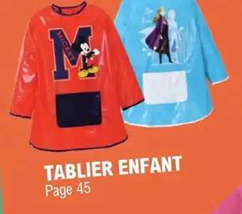 E.Leclerc TABLIER ENFANT offre