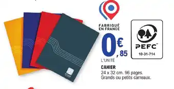 E.Leclerc CAHIER offre