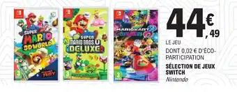 E.Leclerc SÉLECTION DE JEUX SWITCH offre