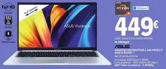 E.Leclerc PC PORTABLE offre
