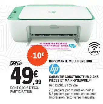 E.Leclerc IMPRIMANTE MULTIFONCTION offre