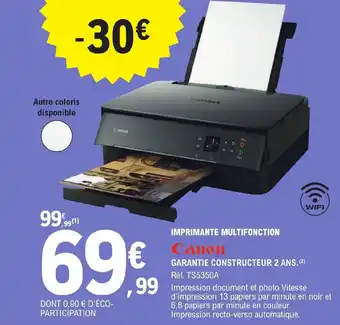 E.Leclerc IMPRIMANTE MULTIFONCTION offre