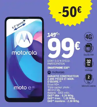 E.Leclerc SMARTPHONE E30(5) offre