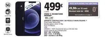 E.Leclerc IPHONE 12 RECONDITIONNÉ PREMIUM(²) offre