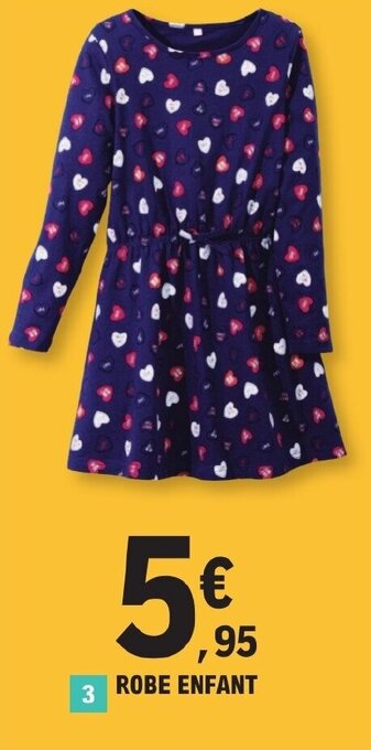 E.Leclerc ROBE ENFANT offre