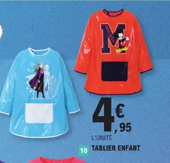 E.Leclerc TABLIER ENFANT offre
