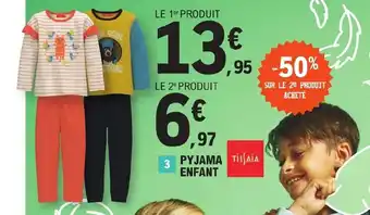 E.Leclerc PYJAMA ENFANT offre