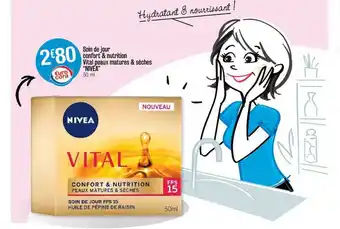 Cora x Carrefour Soin De Jour Confort & Nutrition Vital Peaux Matures & Sèches offre