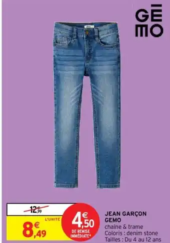 Intermarché JEAN GARÇON GEMO offre