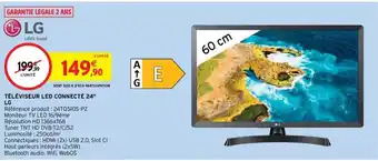 Intermarché TÉLÉVISEUR LED CONNECTÉ 24" LG offre