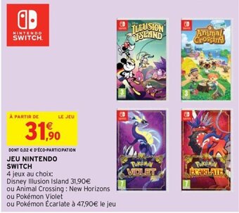 JEU NINTENDO SWITCH