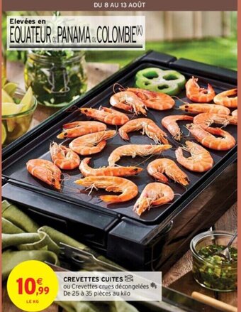 Intermarché CREVETTES CUITES offre