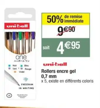Rollers encre gel 0,7 mm