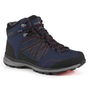 Decathlon Samaris ii homme randonnée chaussures - bleu marine / orange offre