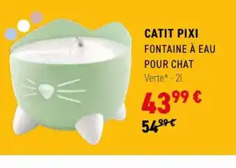 Tom&Co CATIT PIXI FONTAINE À EAU POUR CHAT Verte* - 21 offre