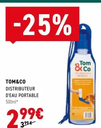 TOM&CO DISTRIBUTEUR D'EAU PORTABLE 500ml*