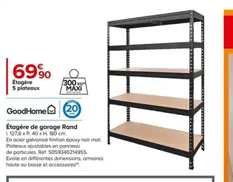 Castorama Étagère de garage Rand offre