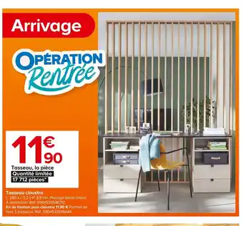 Castorama Tasseau claustra offre