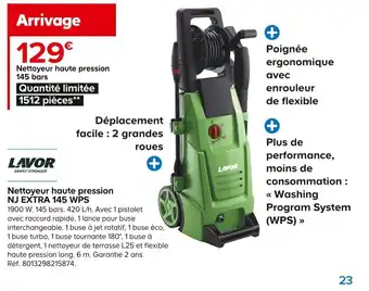 Castorama Nettoyeur haute pression 145 bars offre
