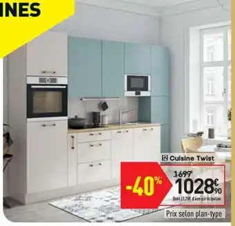 Conforama Cuisine Twist offre