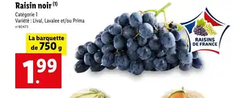 Lidl Raisin noir (¹) Catégorie 1 offre