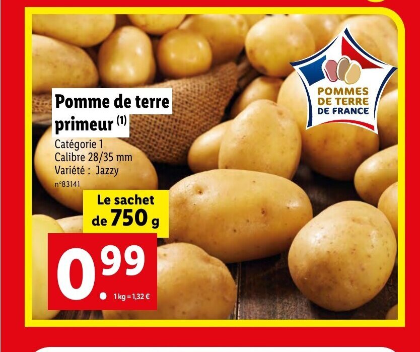 Promo Pomme de terre primeur (1) chez Lidl